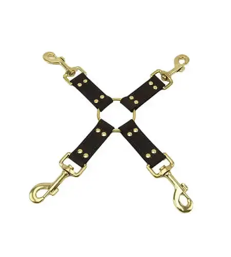 BOUND Nubuck Leather 4 Way Hog Tie