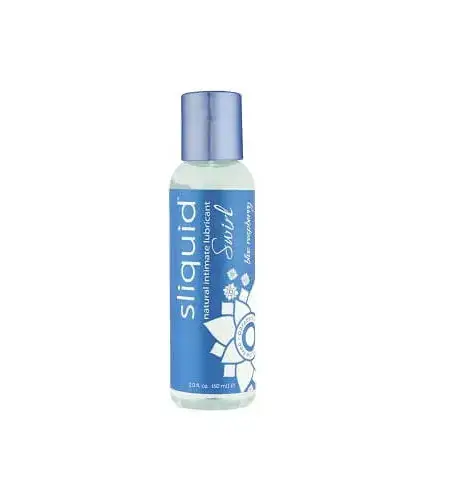 Sliquid Naturals Swirl Flavoured Lubricants-Blue Raspberry 59ml