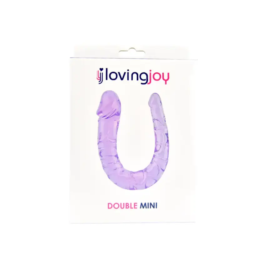 Loving Joy Double Mini Dildo Purple - Image 3
