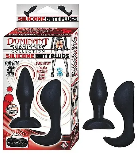 Dominant Submissive Silicone Butt Plugs