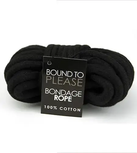 Bound to Please Bondage Rope Black