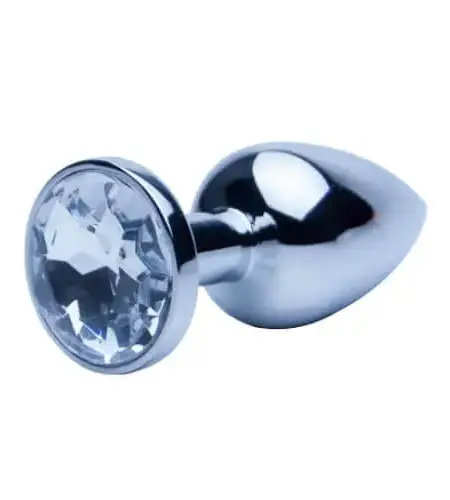 Precious Metals Silver Butt Plug-Small