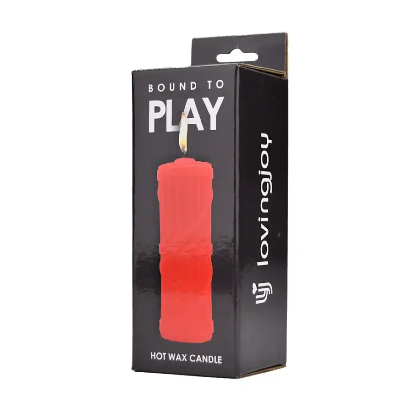 Bound to Play. Hot Wax Candle Red - Image 2