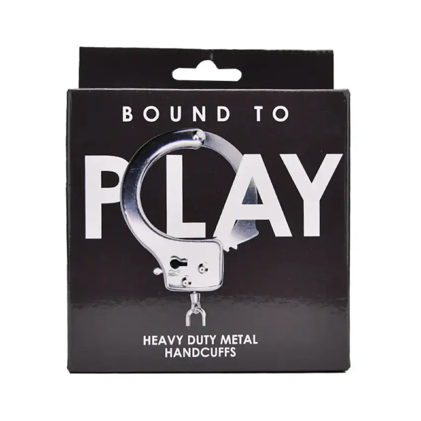 Bound to Play. Heavy Duty Metal Handcuffs - Image 6