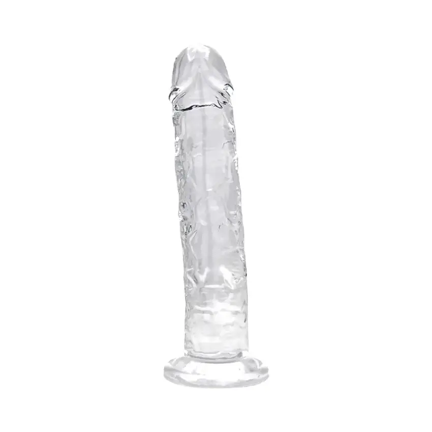 Loving Joy 9.5 Inch Suction Cup Dildo Clear - Image 2