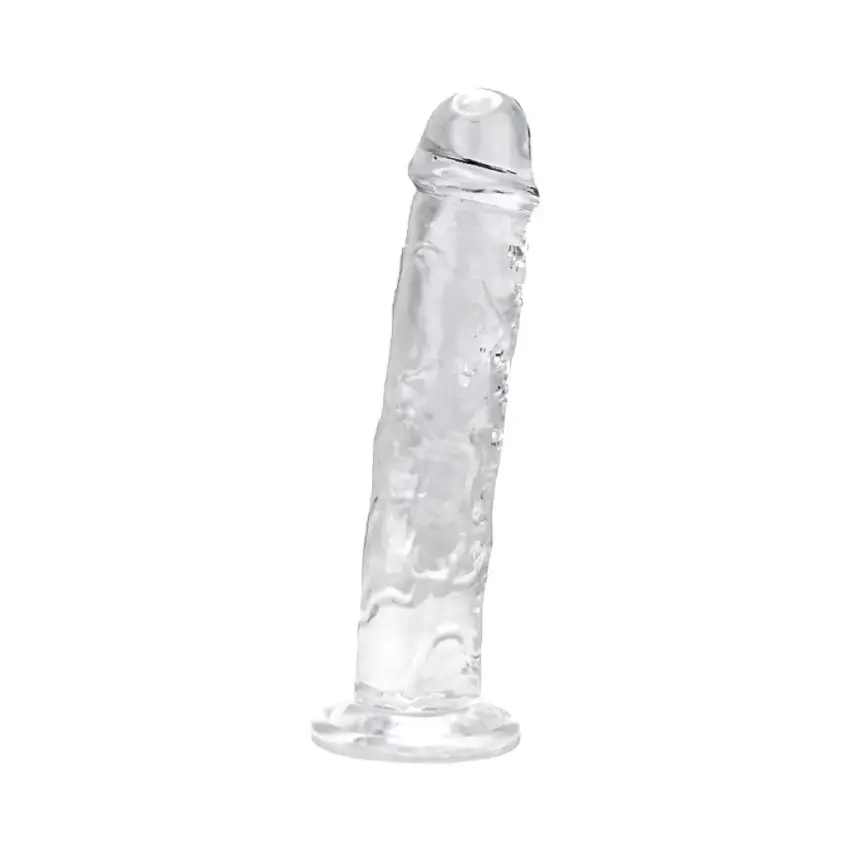 Loving Joy 9.5 Inch Suction Cup Dildo Clear - Image 4