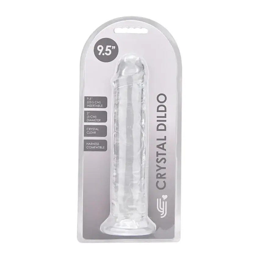 Loving Joy 9.5 Inch Suction Cup Dildo Clear - Image 5