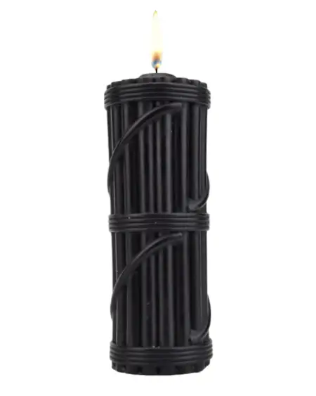 Bound to Play. Hot Wax Candle Black