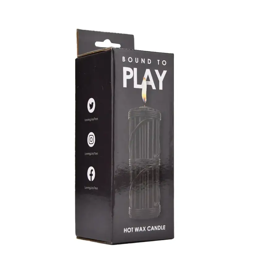 Bound to Play. Hot Wax Candle Black - Image 3