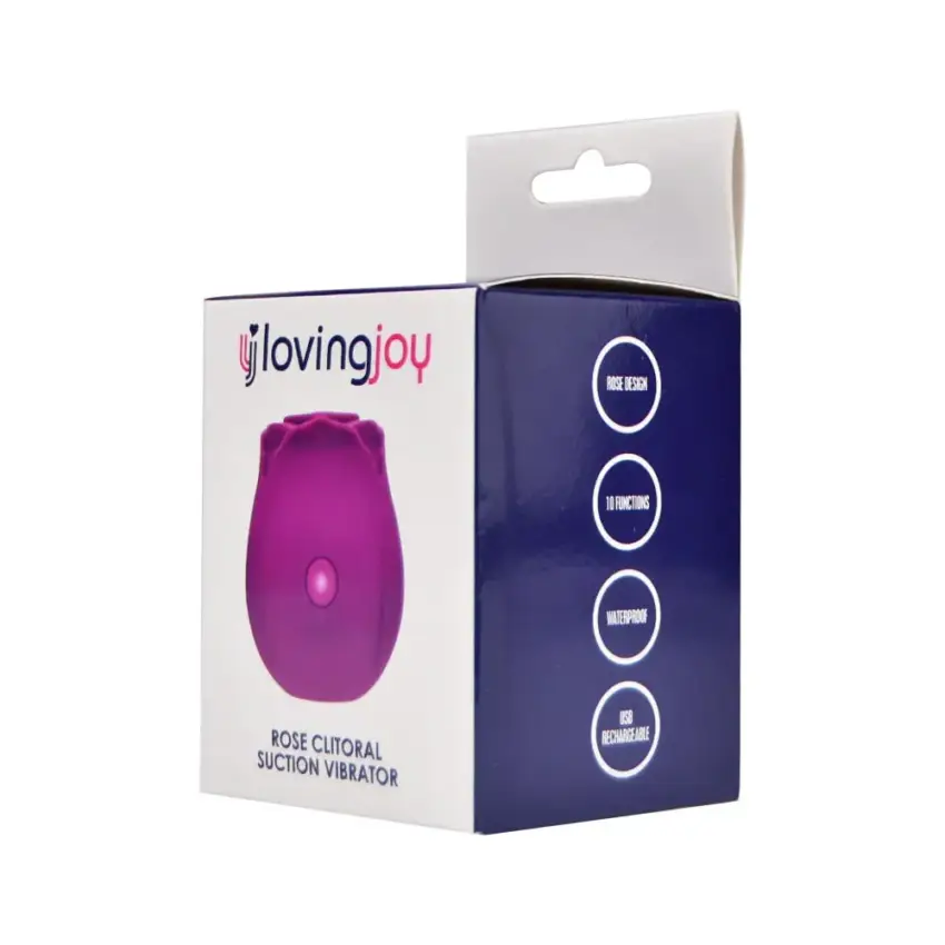 Loving Joy Rose Toy Clitoral Suction Vibrator Purple - Image 13