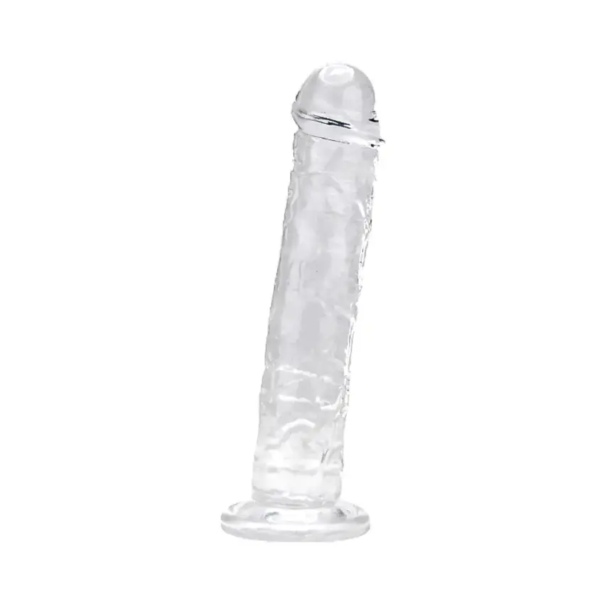 Loving Joy 8.5 Inch Suction Cup Dildo Clear - Image 8