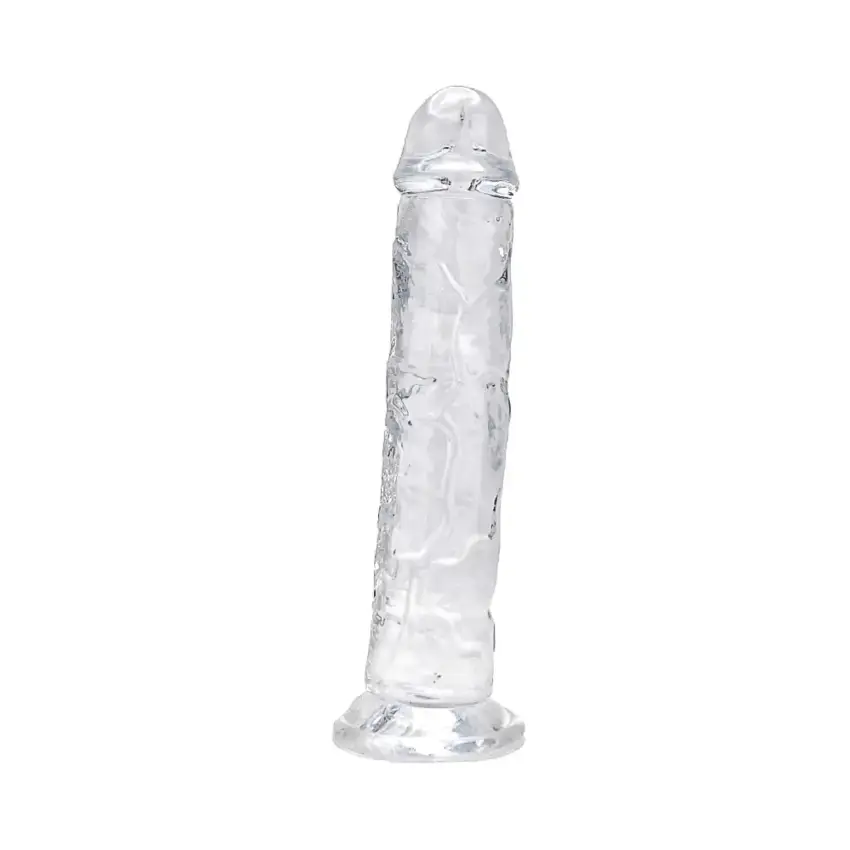 Loving Joy 7.5 Inch Suction Cup Dildo Clear - Image 6