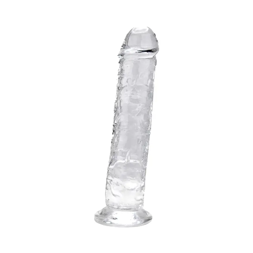 Loving Joy 7.5 Inch Suction Cup Dildo Clear - Image 7