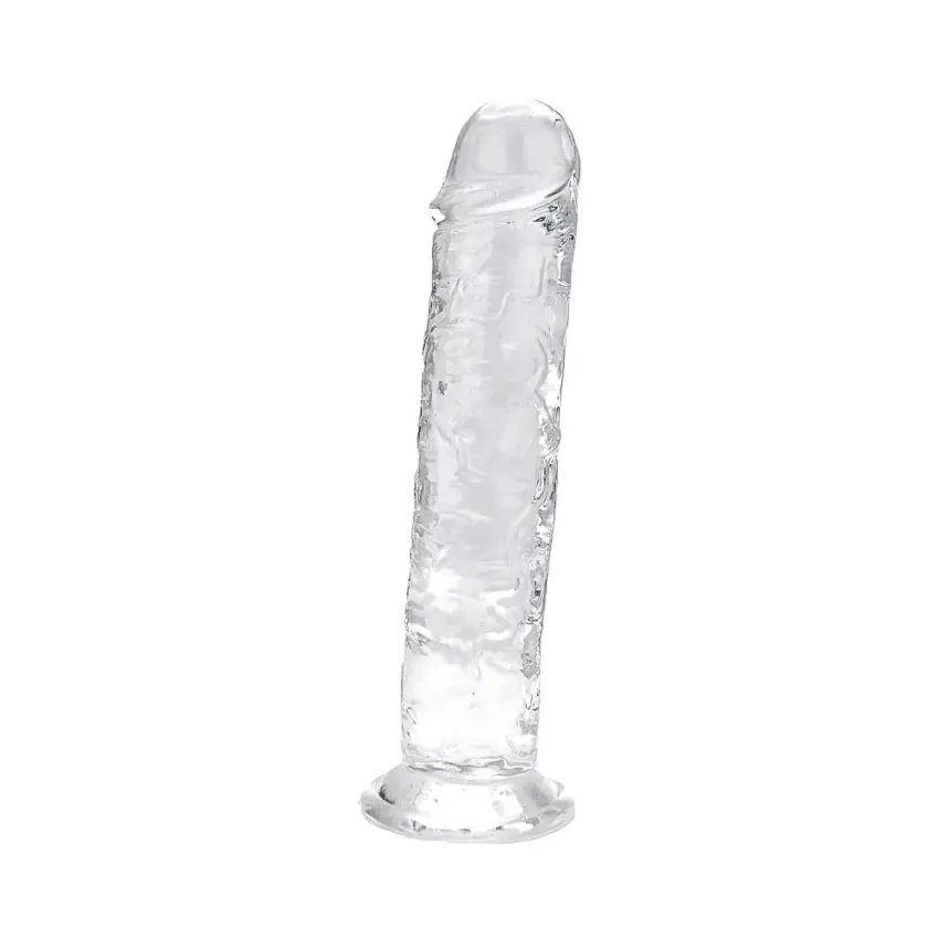 Loving Joy 7.5 Inch Suction Cup Dildo Clear - Image 9