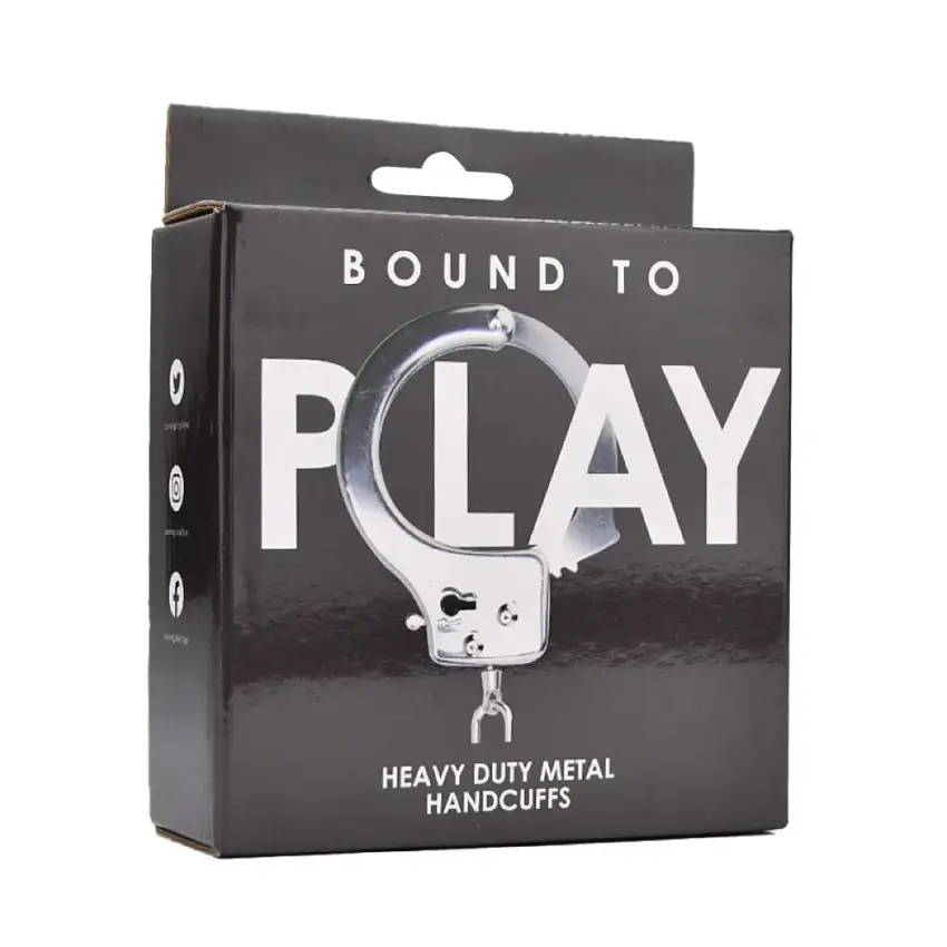 Bound to Play. Heavy Duty Metal Handcuffs - Image 16