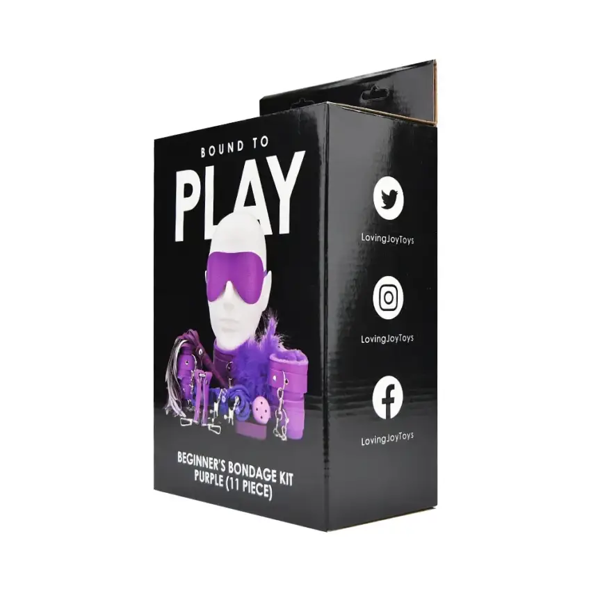 Bound to Play Bondage Kit Purple (11 Piece) - Image 14
