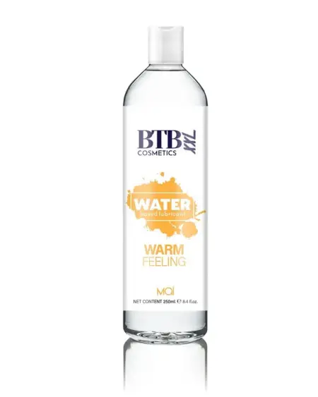BTB Water Based Warm Feeling Lubricant 250ml