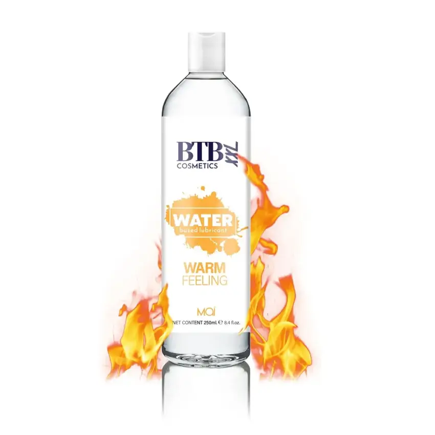 BTB Water Based Warm Feeling Lubricant 250ml - Image 2