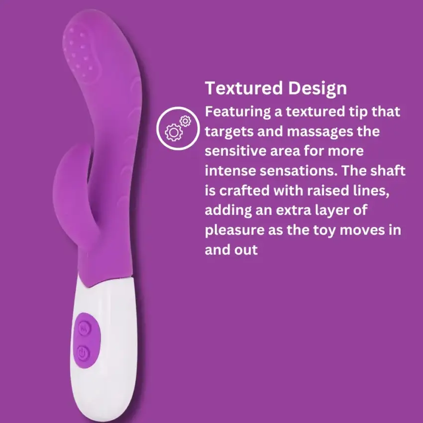 Jessica Rabbit Textured Rabbit Vibrator - Image 6