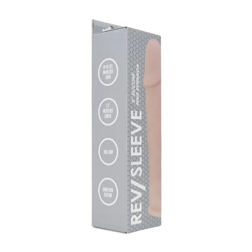 Rev-Sleeves 8 Inch Realistic Silicone Penis Extension Sleeve - Image 7