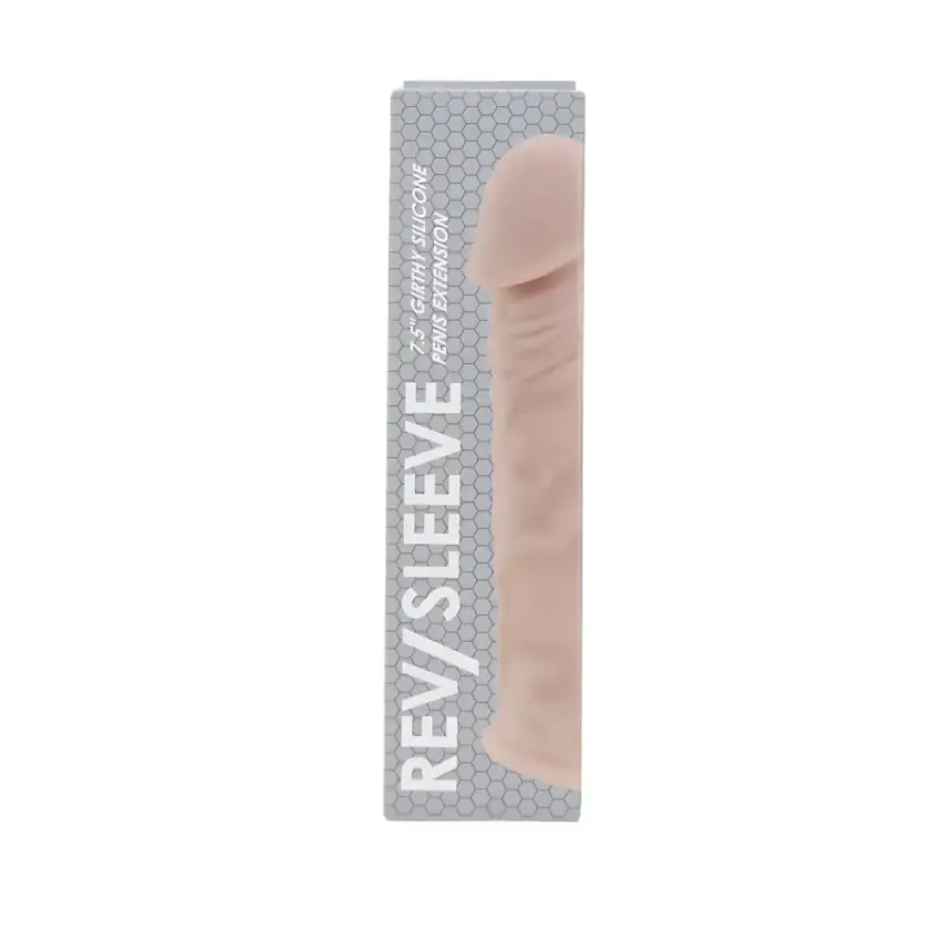 Rev-Sleeves 7.5 Inch Girthy Realistic Silicone Penis Extension Sleeve - Image 9