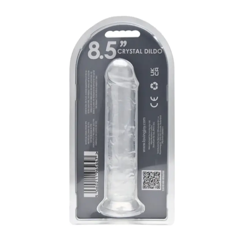 Loving Joy 8.5 Inch Suction Cup Dildo Clear - Image 14