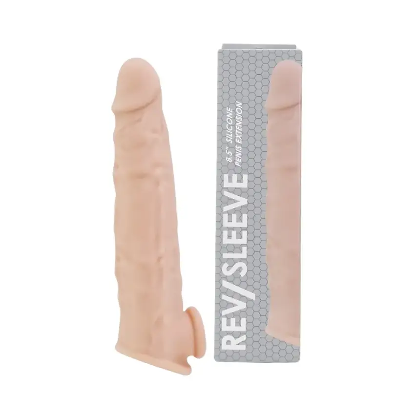 Rev-Sleeves 8.5 Inch Realistic Silicone Penis Extension Sleeve - Image 10