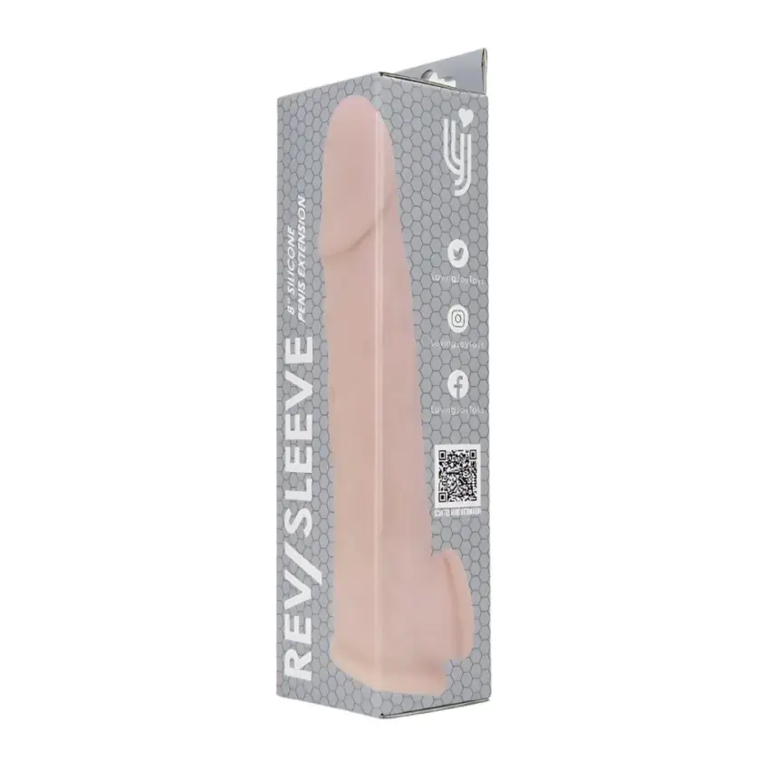Rev-Sleeves 8 Inch Realistic Silicone Penis Extension Sleeve - Image 13