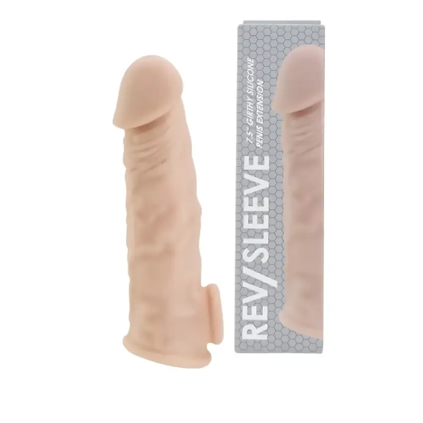 Rev-Sleeves 7.5 Inch Girthy Realistic Silicone Penis Extension Sleeve - Image 10