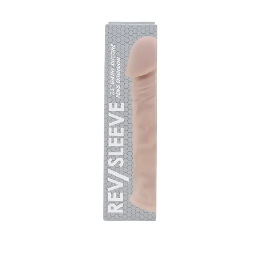 Rev-Sleeves 7.5 Inch Girthy Realistic Silicone Penis Extension Sleeve - Image 11