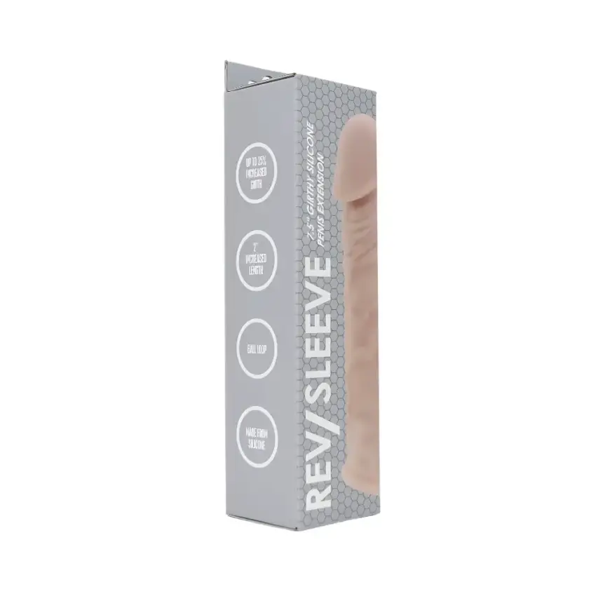 Rev-Sleeves 7.5 Inch Girthy Realistic Silicone Penis Extension Sleeve - Image 12