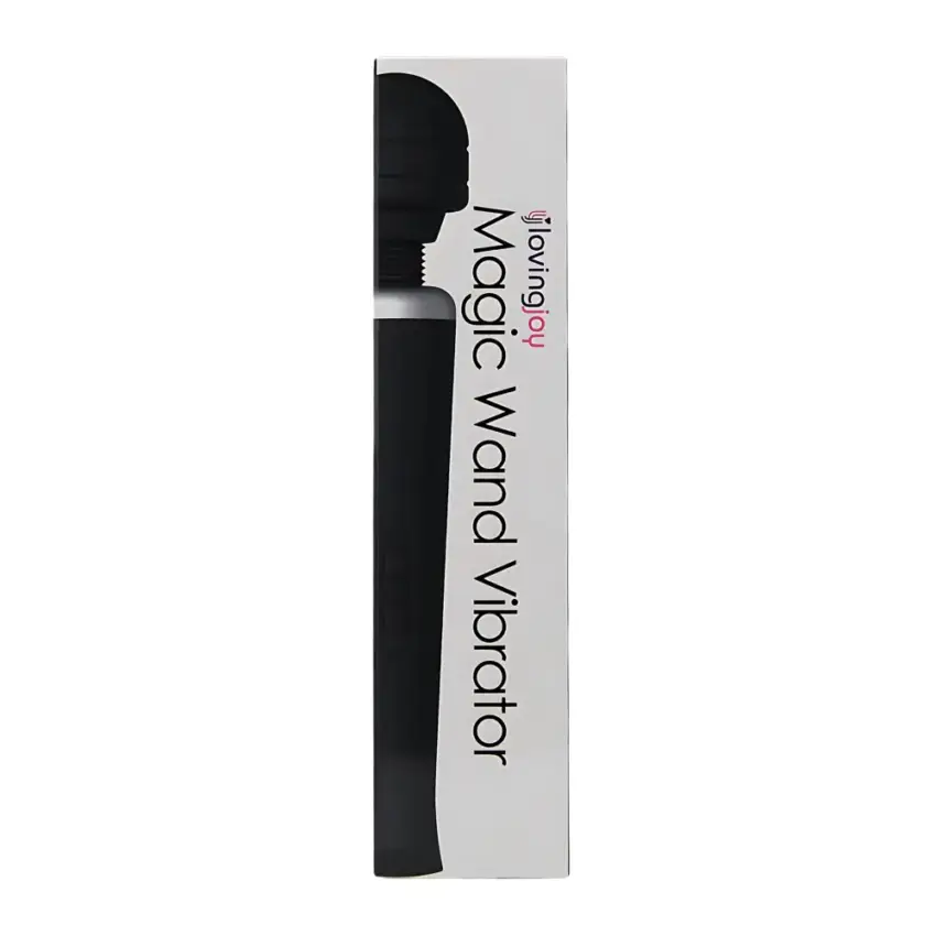 Loving Joy Rechargeable Magic Wand Vibrator Black - Image 8