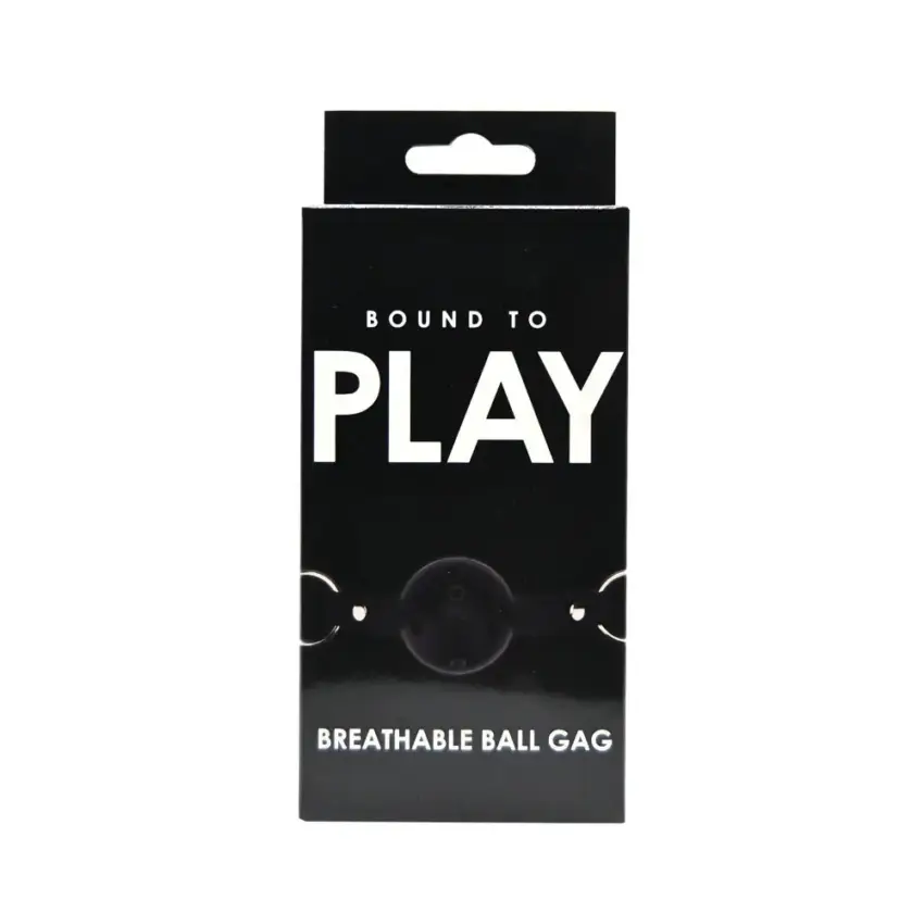 Bound to Play Breathable Ball Gag Black - Image 10