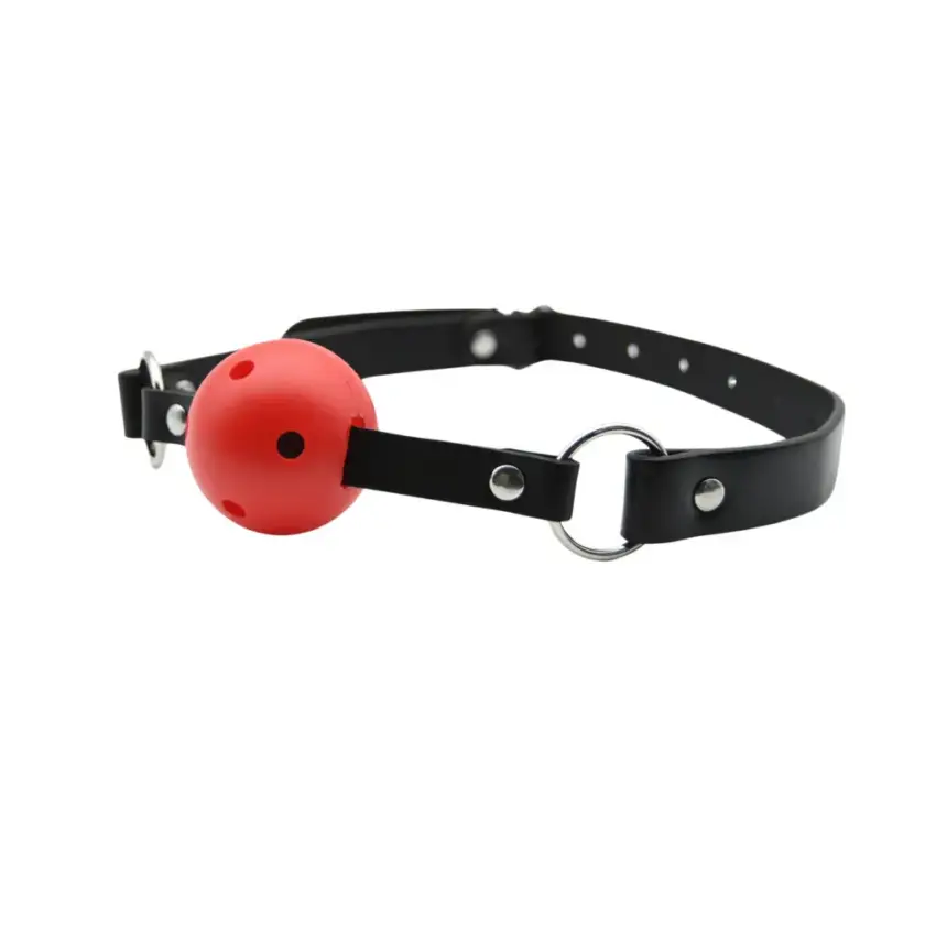 Bound to Play Breathable Ball Gag Red - Image 9