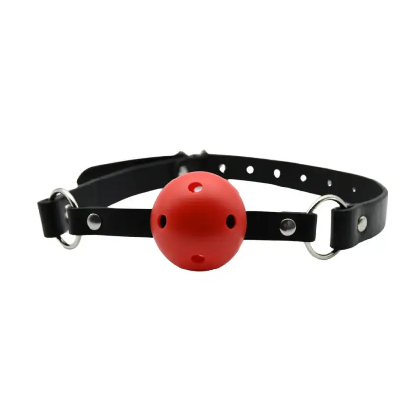 Bound to Play Breathable Ball Gag Red - Image 10