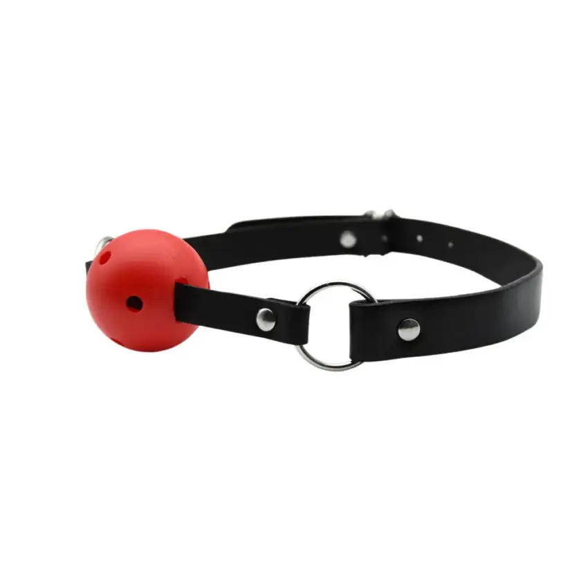 Bound to Play Breathable Ball Gag Red - Image 11